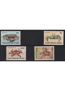 COCOS (KELLING) ISLANDS francobolli  Nuovi Yvert 214-17